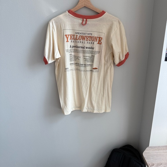 Parks Project Cream and Orange Yellowstone Ringer Tee - Picture 3 of 3